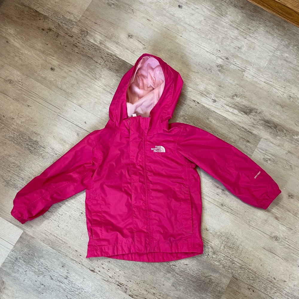 North face rain jacket 2t